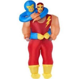 Wrestler Hugger Mugger Inflatable Halloween Costume